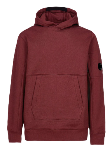Pulover C.P. Company Diagnol Raised Fleece Hoodie Bordo | 13CMSS023A005086W589