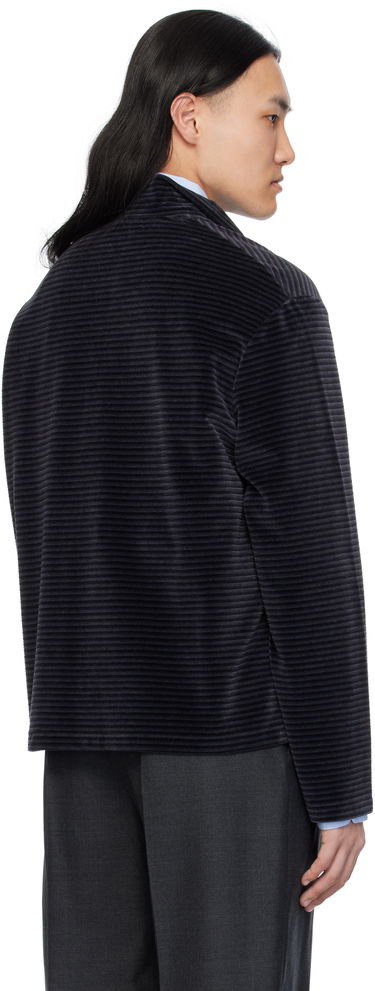 Pleteni pulover OUR LEGACY Our Legacy Shrunken Full-Zip Track Jacket Črna | M4243SPS, 2