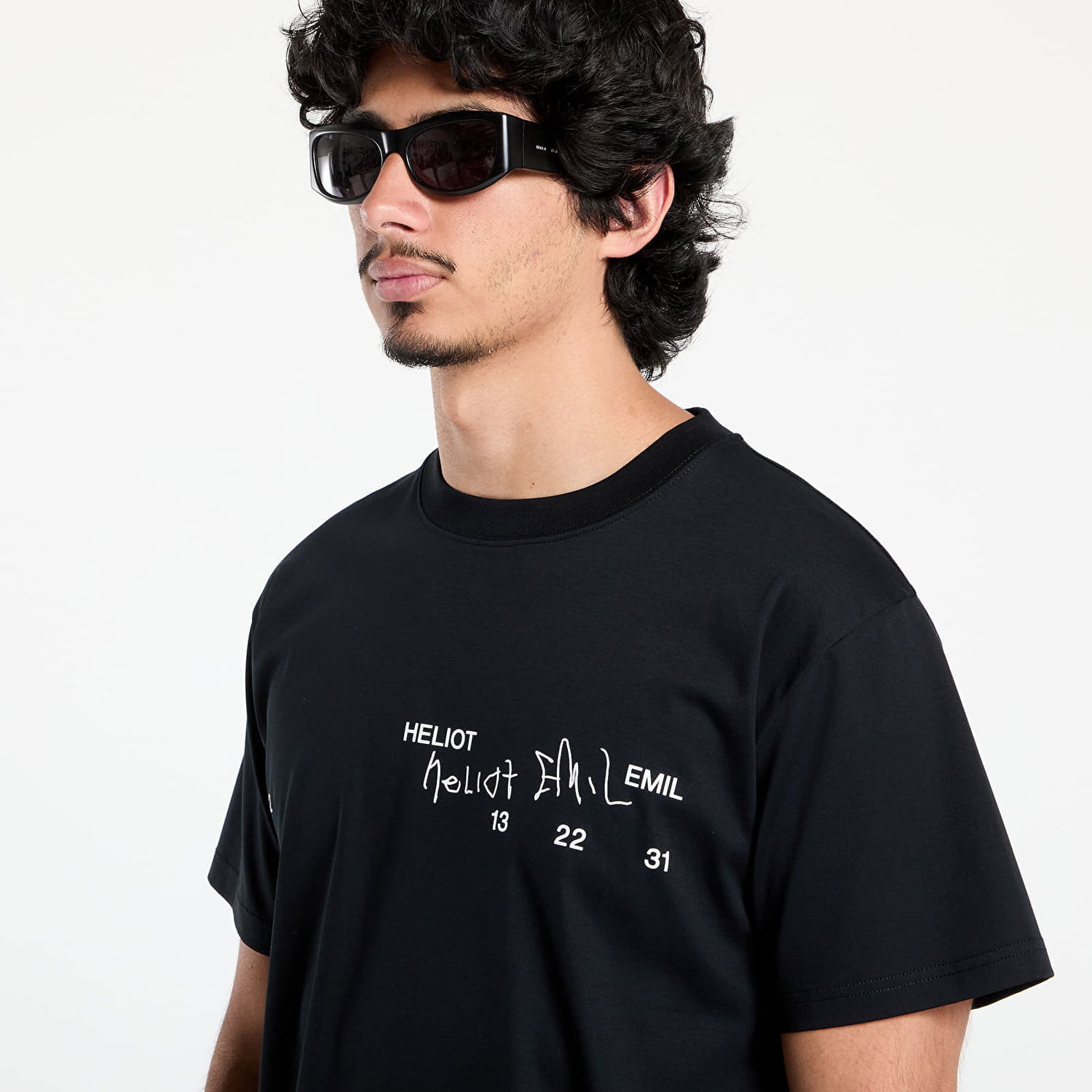 Majica HELIOT EMIL HELIOT EMIL Fulgens T-Shirt Črna | PREAW25_M_09_141_BLK01, 1