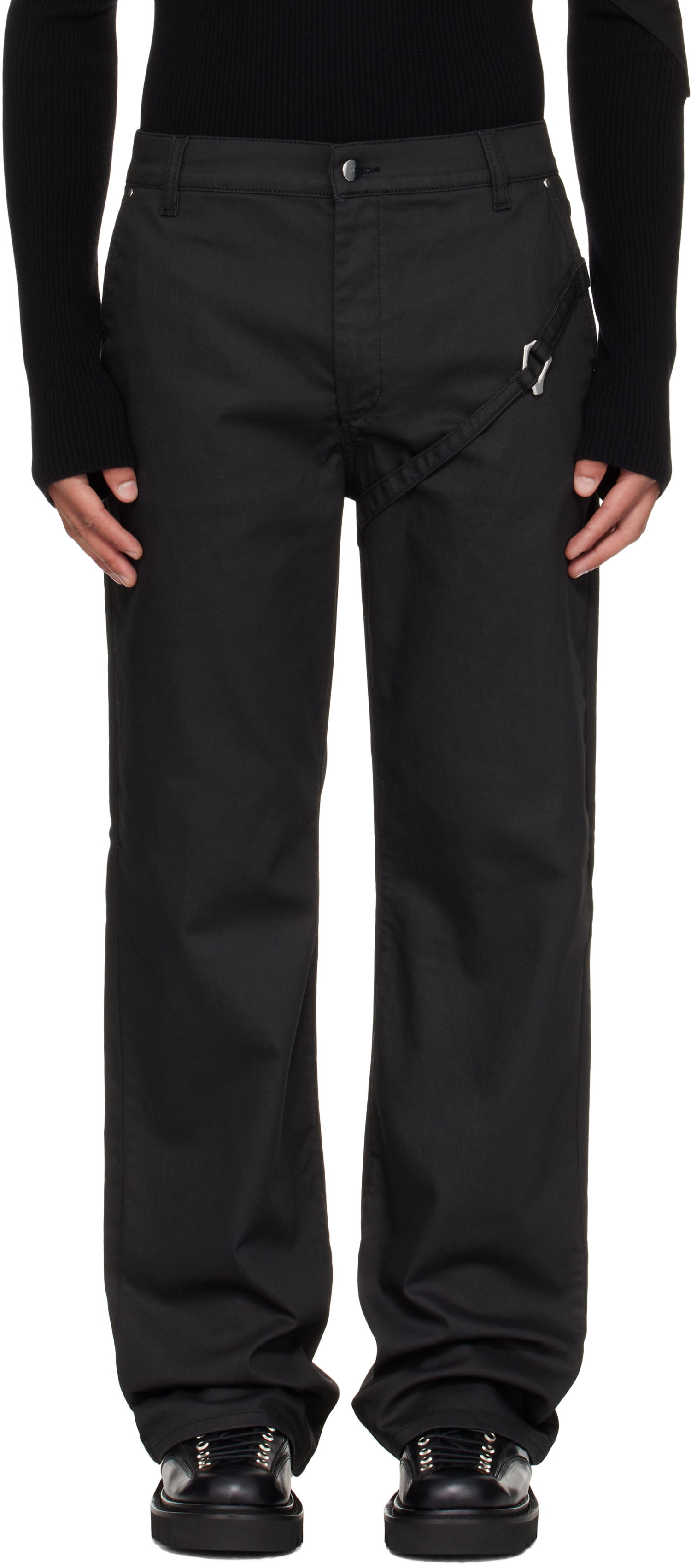 Hlače HELIOT EMIL Heliot Emil Transmittance Tactical Trousers Črna | AW25_M_10_209_BLK01, 0
