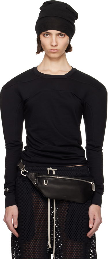 Pulover Rick Owens Rick Owens Champion Edition Girdered Harness Sweatshirt Črna | CW01E1707 CHJG, 0