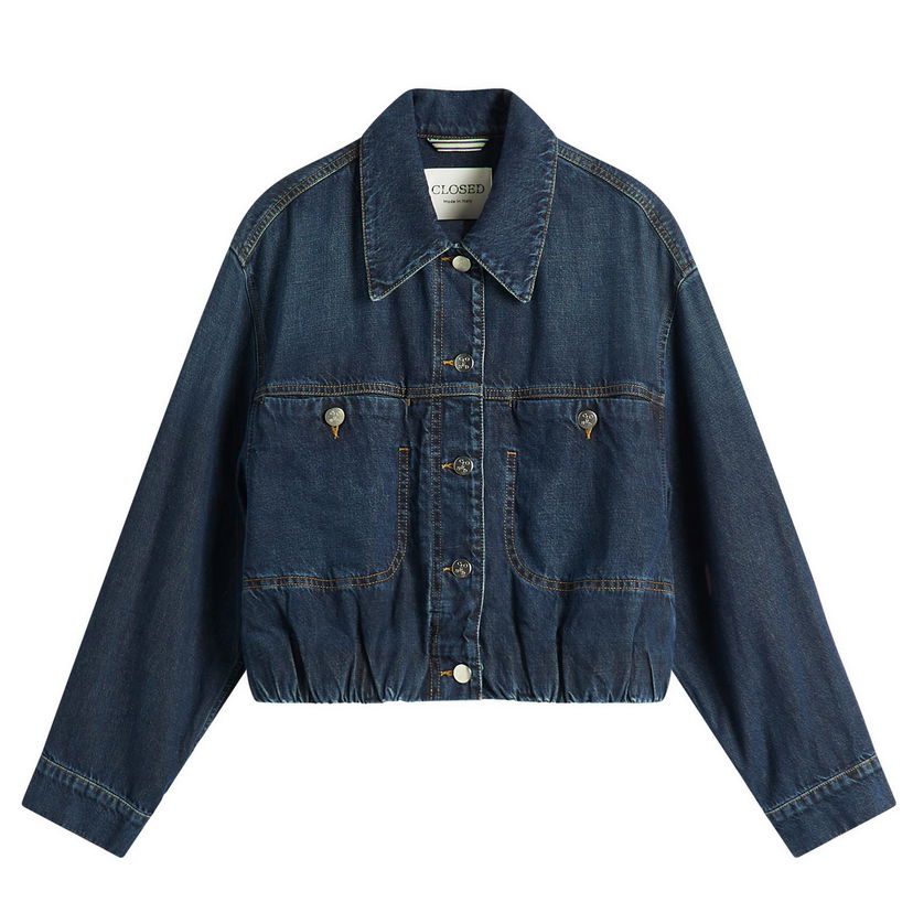 Jakna CLOSED Closed Ruched Hem Jacket, Size X-Small Modra | C97959-18Q-2K