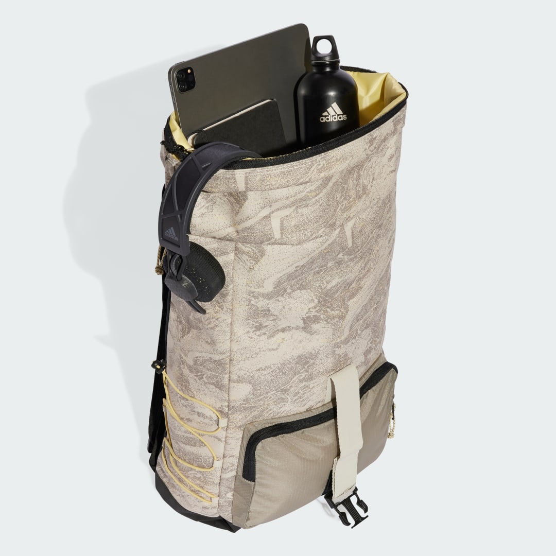 Nahrbtnik adidas Performance Roll Top Backpack Bež | JD5854, 1