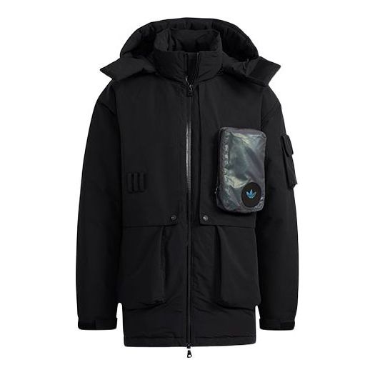 Parka adidas Originals Originals Hooded Down Jacket Črna | H58058