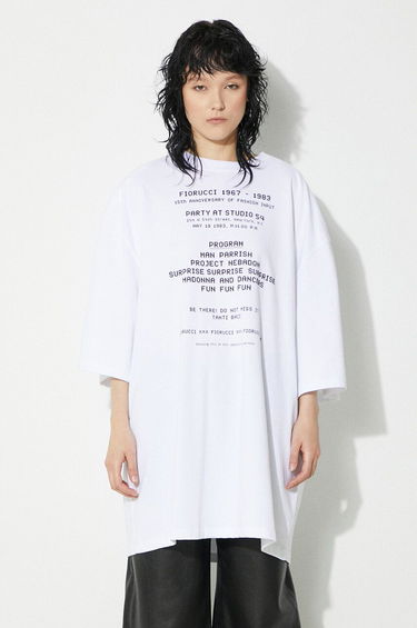 Majica Fiorucci Fiorucci Invitation Print T-Shirt Bela | U01FPTSH107CJ01WH01, 2