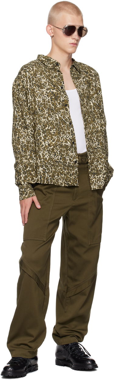Srajce ISABEL MARANT Isabel Marant Cybilio Leopard Print Shirt Bež | CH01B-B4I03H, 3