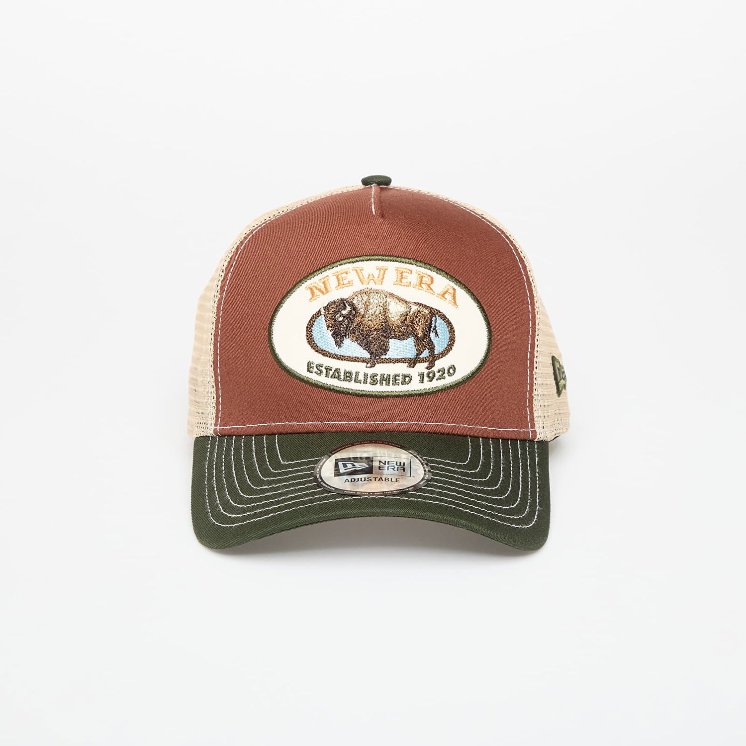 Kapa New Era New Era 9FORTY A-Frame Trucker Animal Patch Cap Rjava | 60691203, 0