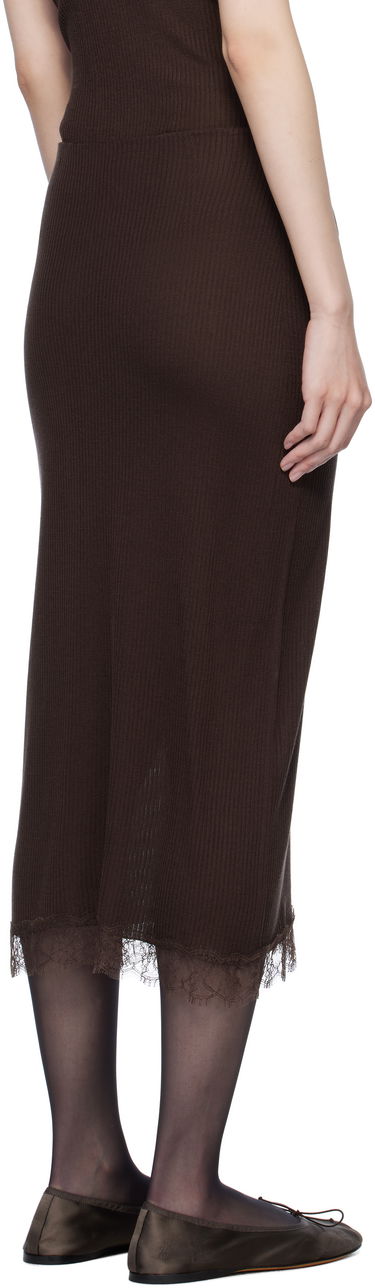 Krila The Row The Row Indira Midi Skirt Rjava | 8438-Y136, 2