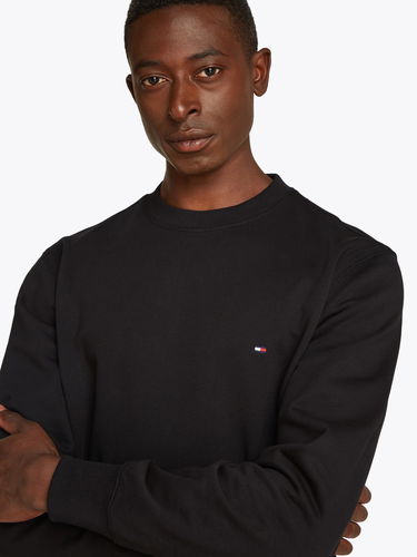 Pleteni pulover Tommy Hilfiger Tommy Hilfiger Essential Crew Sweatshirt Črna | MW0MW37237BDS, 3