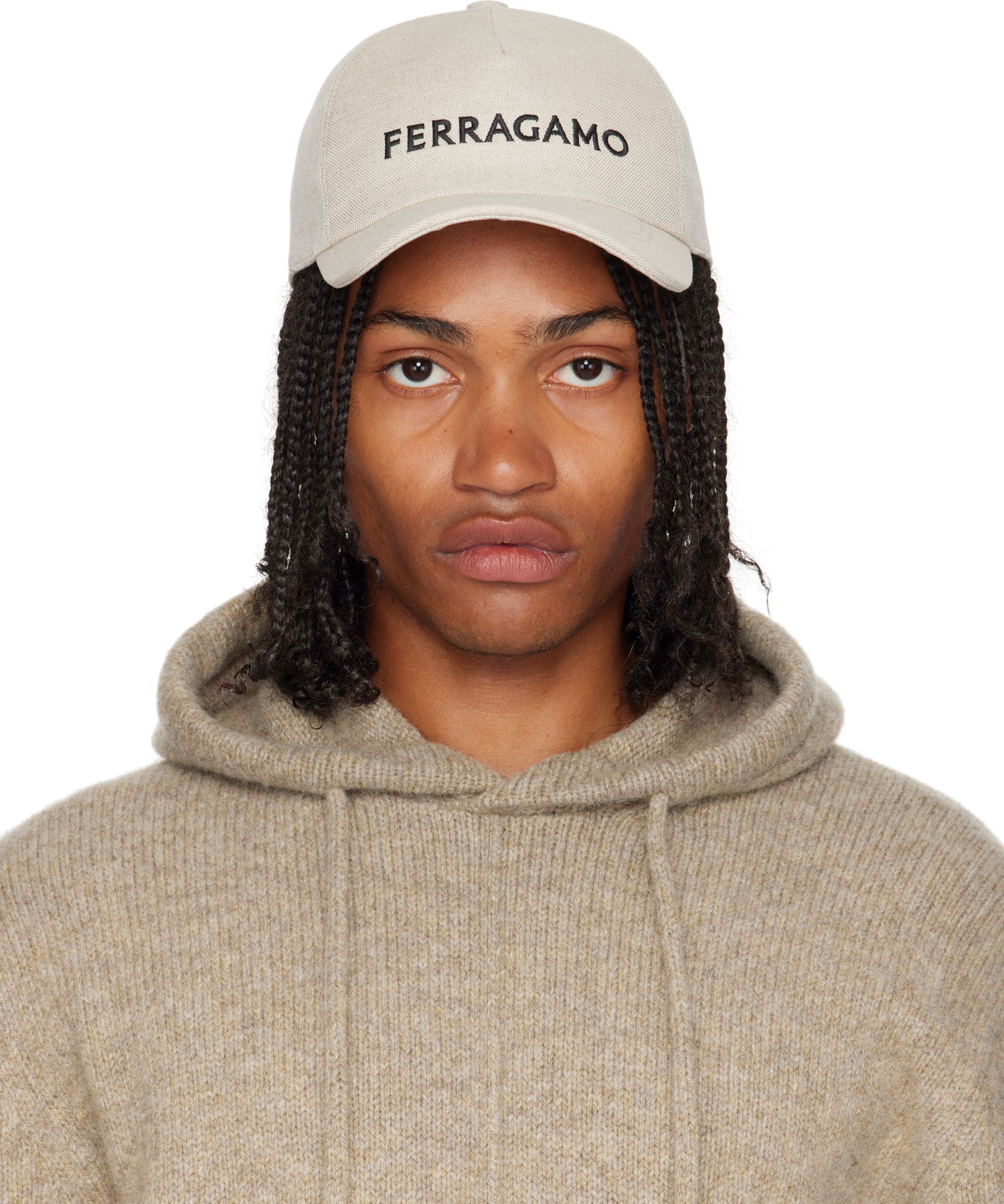 Kapa FERRAGAMO Ferragamo Core Signature Cap Bež | 783392, 0