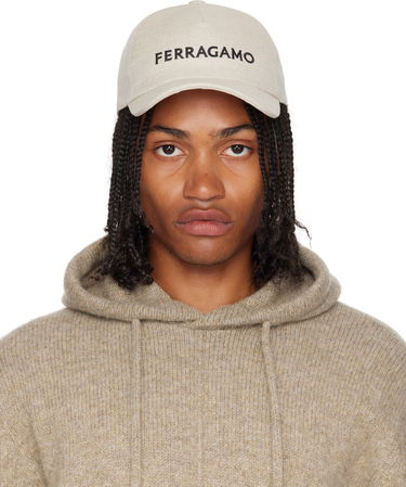 Kapa FERRAGAMO Ferragamo Core Signature Cap Bež | 783392, 0