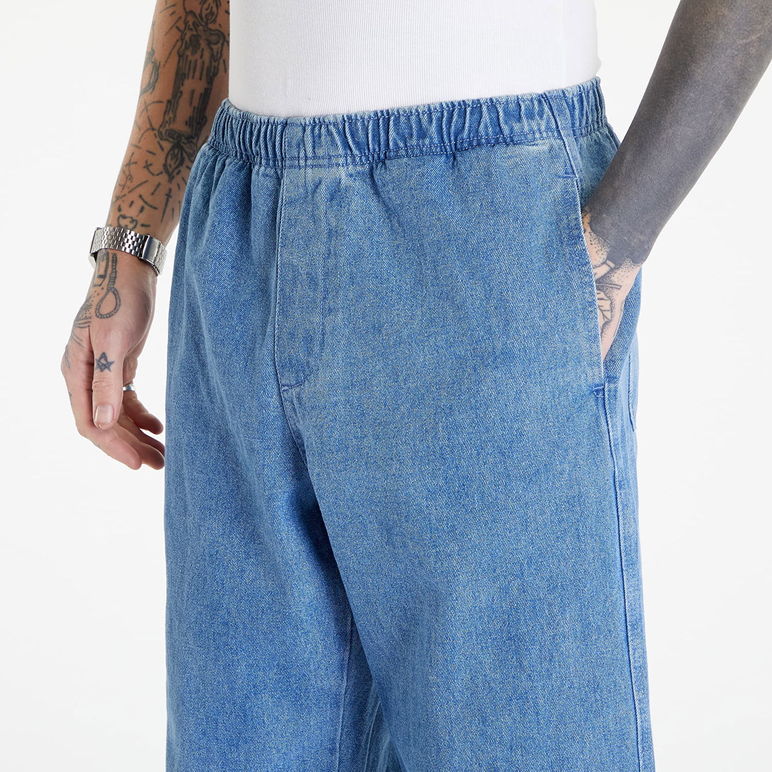 Kavbojke OBEY Easy Denim Pant Modra | 142010079-LIN, 1