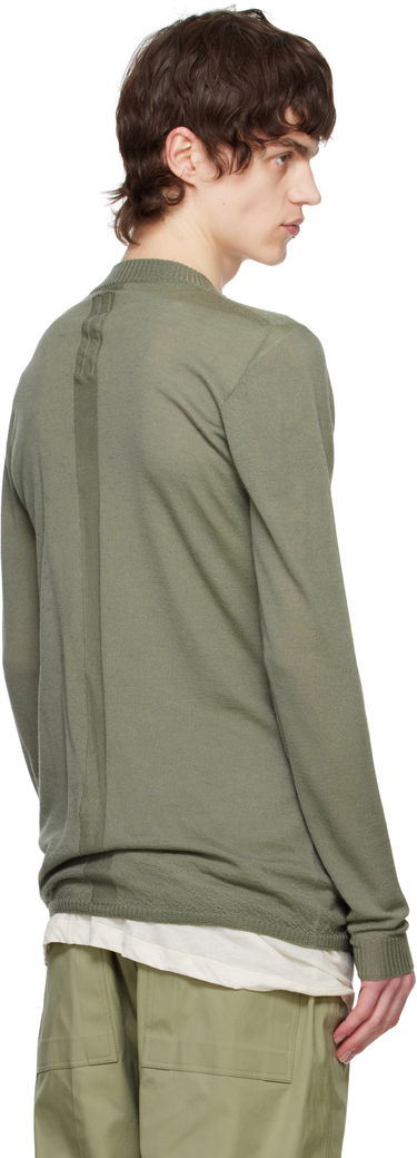 Pleteni pulover Rick Owens Rick Owens Hollywood Level Lupetto Sweater Zelena | RU01E5625 WS, 2