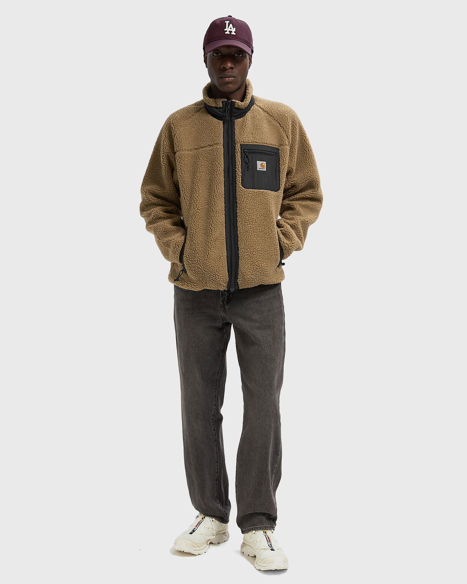 Jakna Carhartt WIP Prentis Fleece Jacket Bež | I035696-0DK.XX, 1
