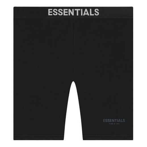 Kratke hlače Fear of God Essentials Athletic Biker Shorts Črna | FOG-SS21-571