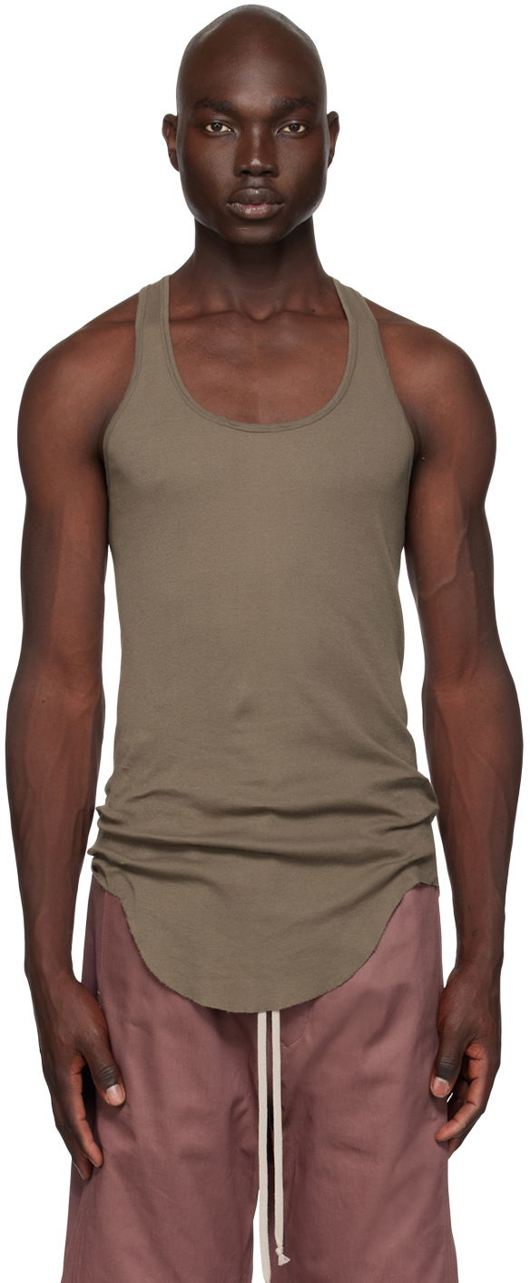 Majica brez rokavov Rick Owens DRKSHDW Rib Tank Top Bež | DU02C5152 B, 0