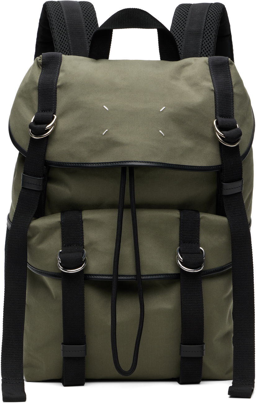 Nahrbtnik Maison Margiela Maison Margiela High Tech Medium Backpack Zelena | SB1WA0016 P8609