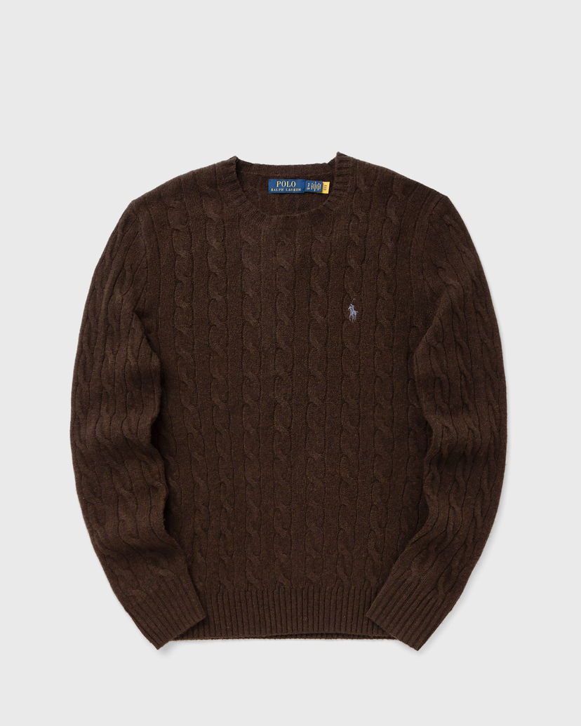 Pleteni pulover Polo by Ralph Lauren Polo Ralph Lauren Cable Knit Sweater Rjava | 710876762029