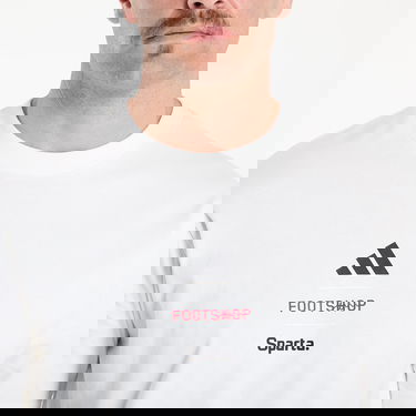 Majica adidas Performance Footshop x Sparta Logotype Tee Bela | FTSHP_492, 8