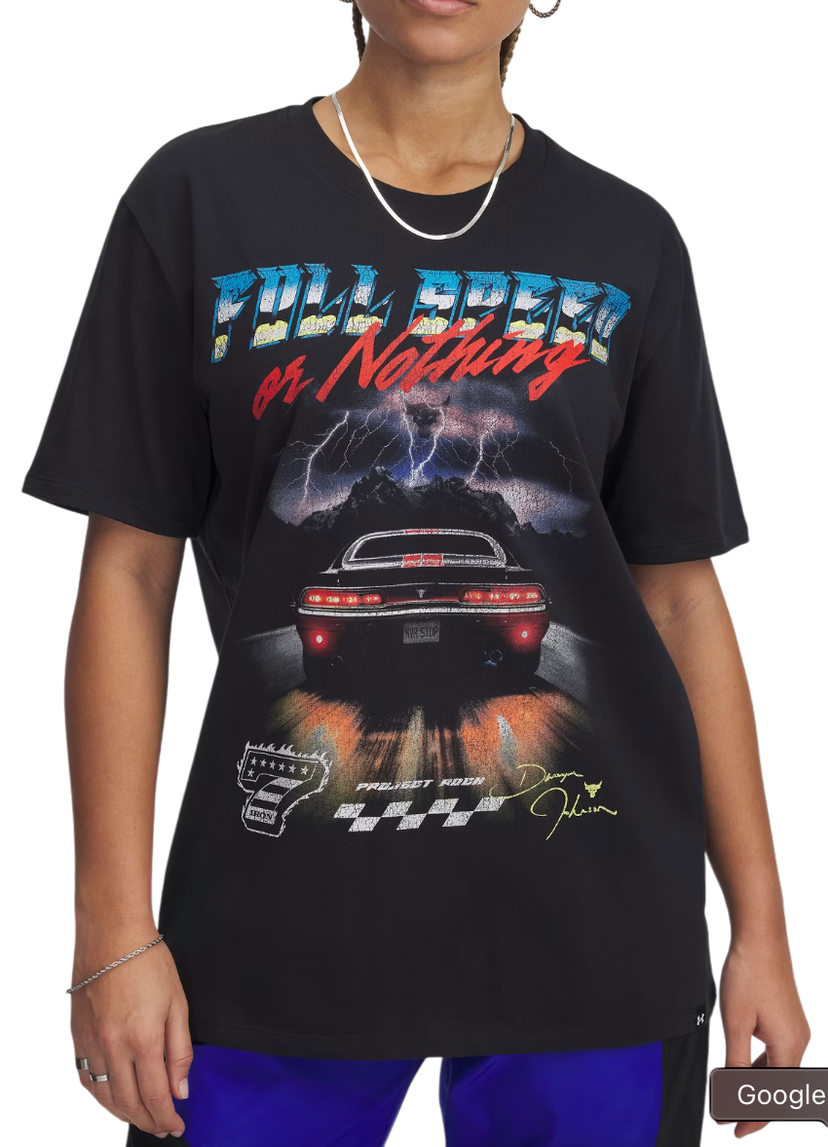 Majica Under Armour Project Rock Campus Graphic T-Shirt Črna | 1389716-001