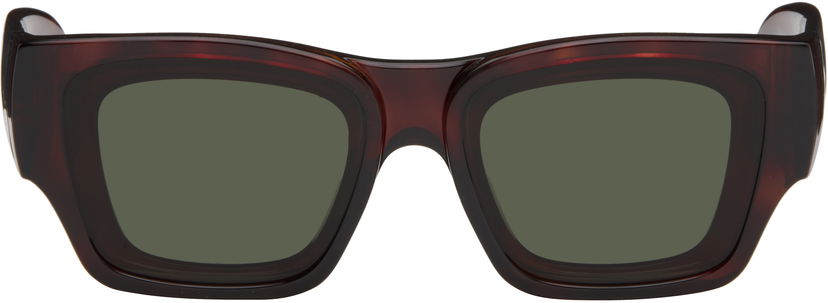 Sončna očala Loewe Paula's Ibiza Goggle Rectangle Sunglasses Rjava | LW40172UM5652N 840126861495