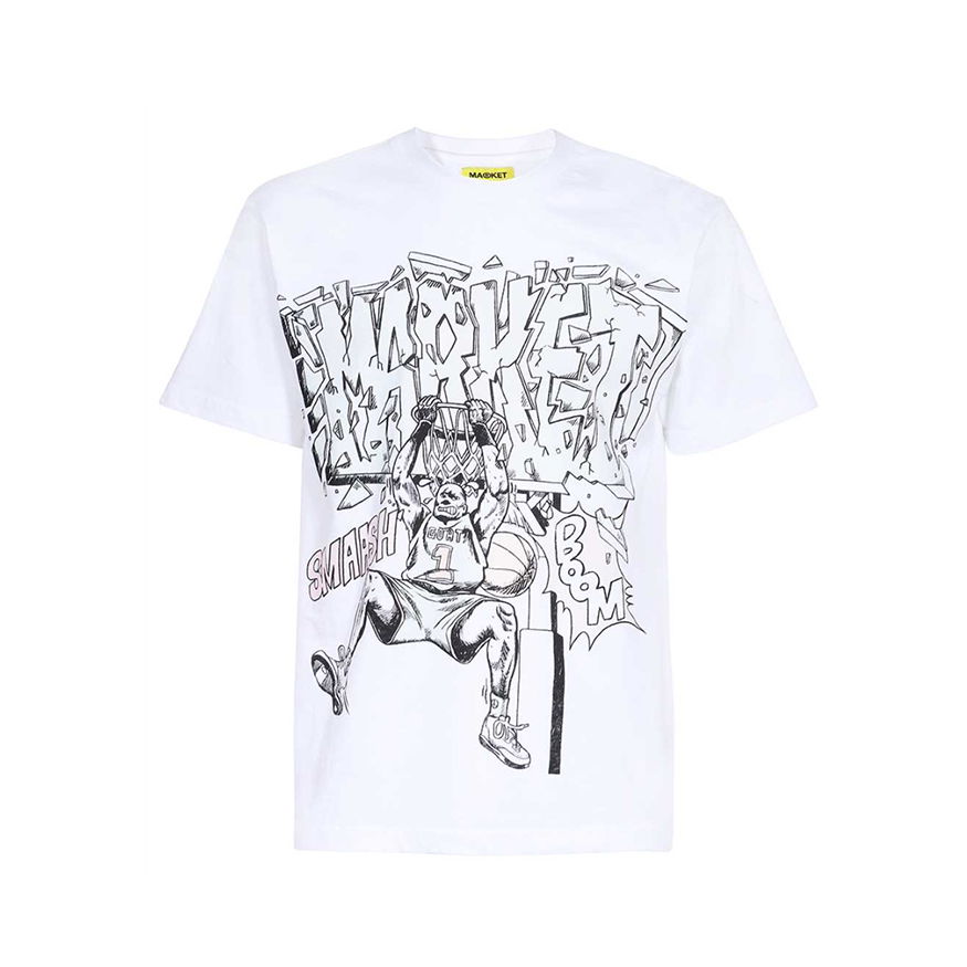 Majica MARKET Backboard Breaker UV Tee Bela | 399001073, 0