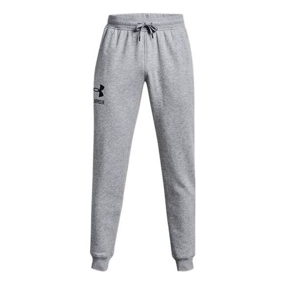 Trenirka Under Armour Rival Graphic Fleece Pants Siva | 1373411-035