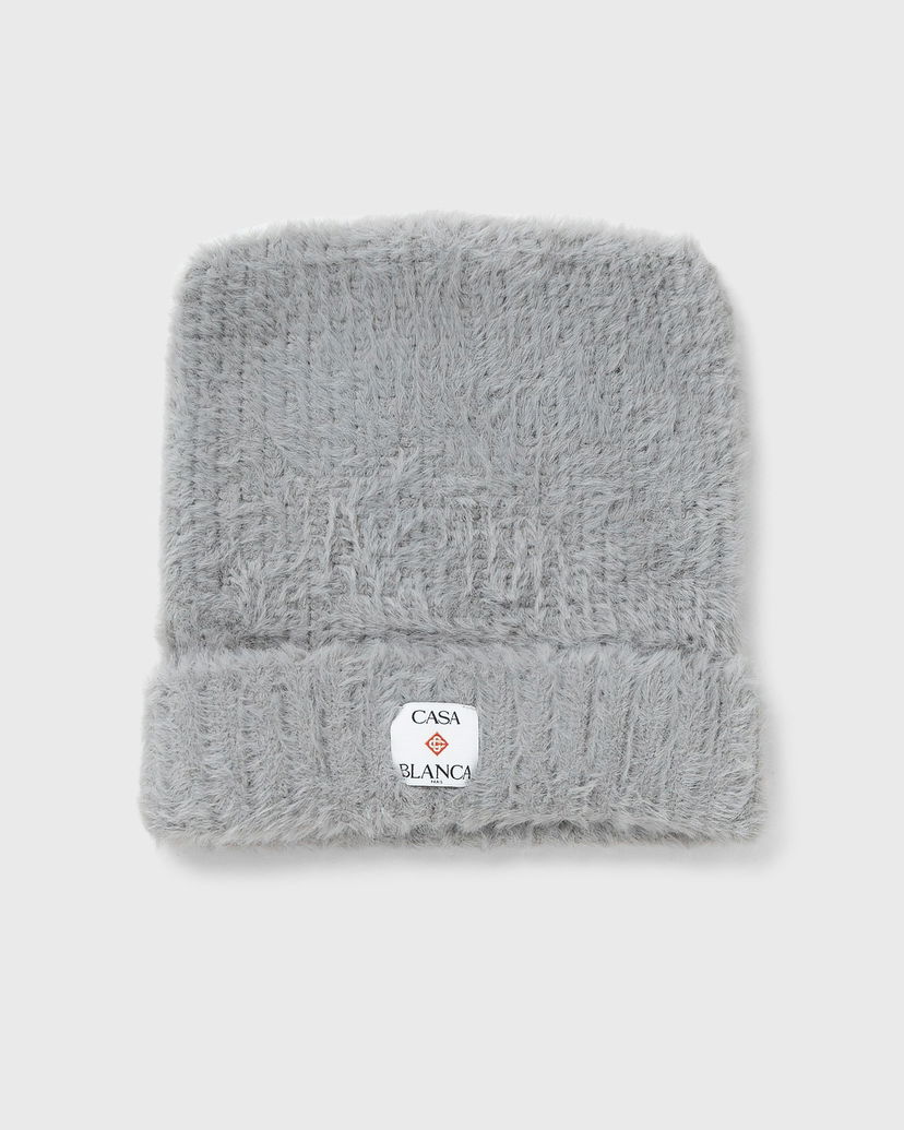 Klobuk Casablanca Fluffy Square Hat Siva | A-AW25-HAT-101-02