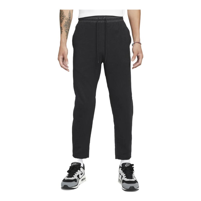 Hlače Nike Straight Casual Pants With Waist Lacing Črna | DD7013-010