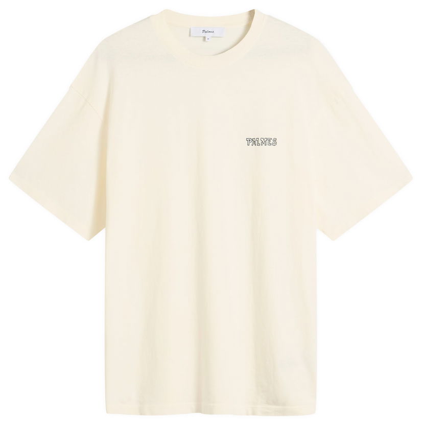 Majica Palmes Palmes Logo T-Shirt, Size Small Bež | P10-0053-036