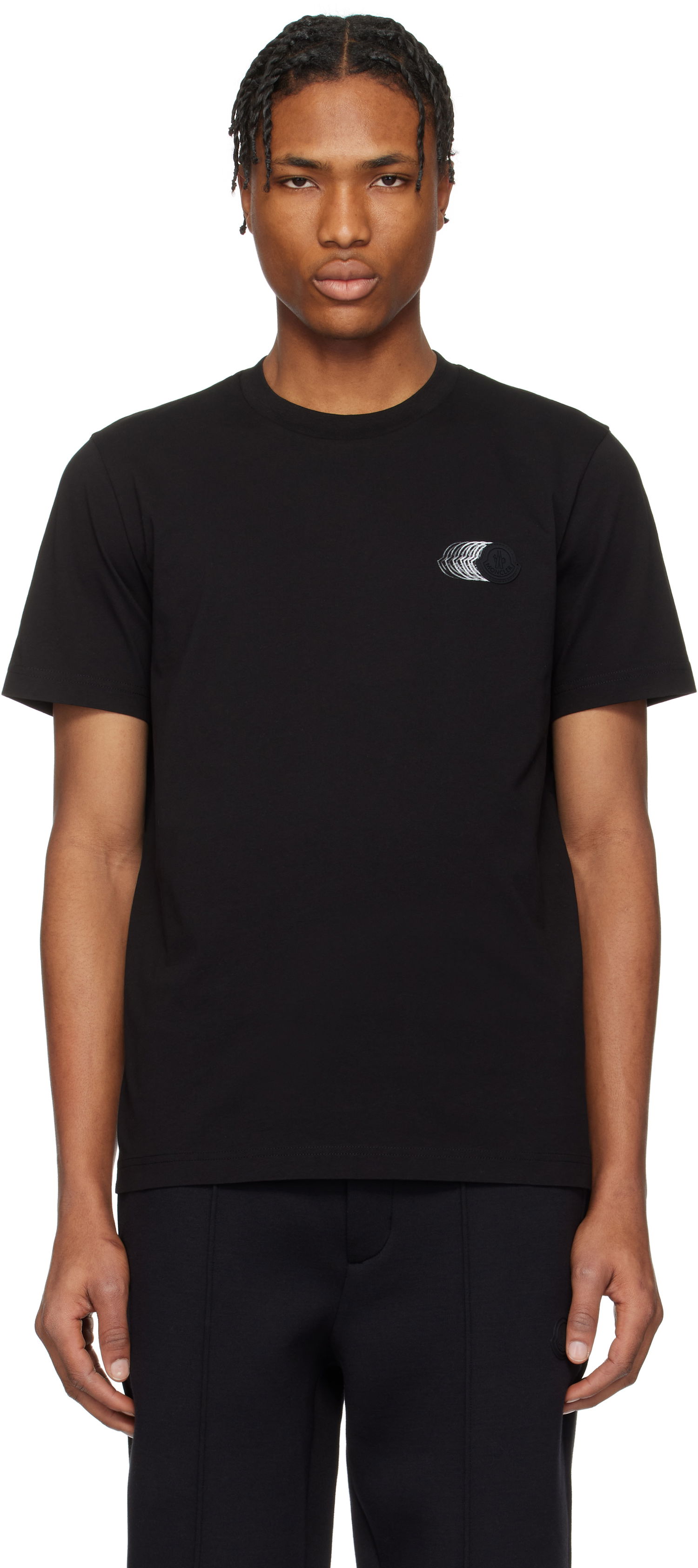 Majica Moncler Moncler Faded Logo Cotton T-Shirt Črna | K10918C0002889A17, 0