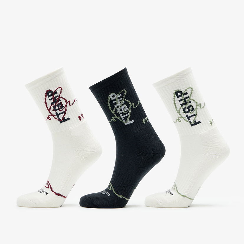 Nogavice Footshop The Everyday Socks 3-Pack Večbarvna | FTSHP_325