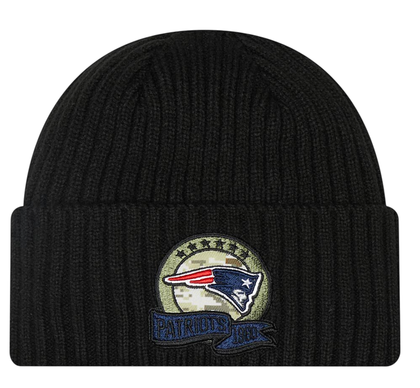 Beanie New Era New Era New England Patriots Knit Beanie Črna | 60291195-60291195