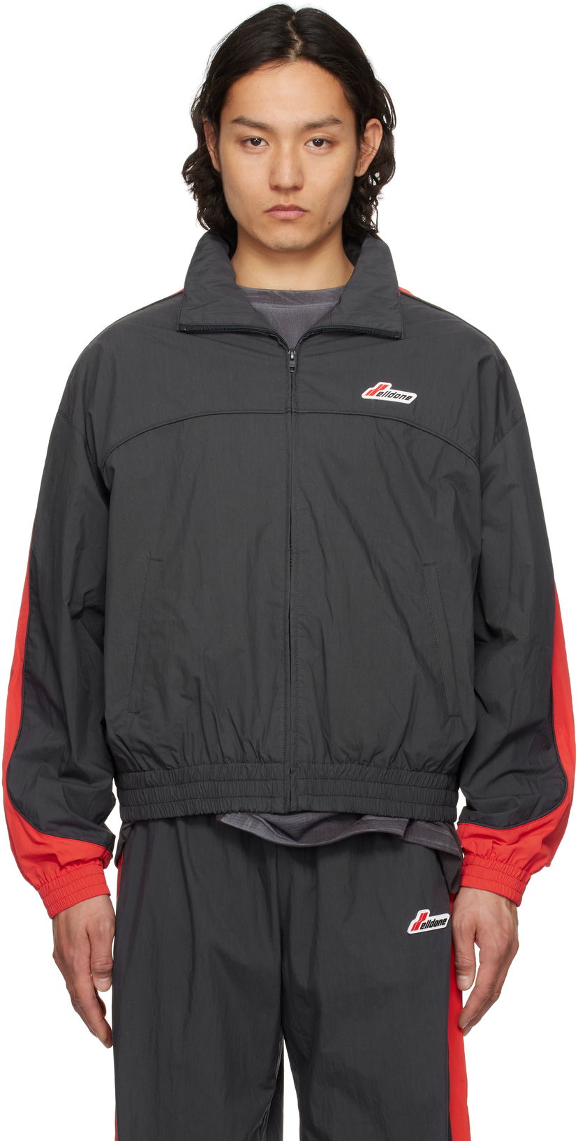 Vetrovka We11done We11done Colorblock Track Jacket Črna | WD-JP1-25-059-U-CH