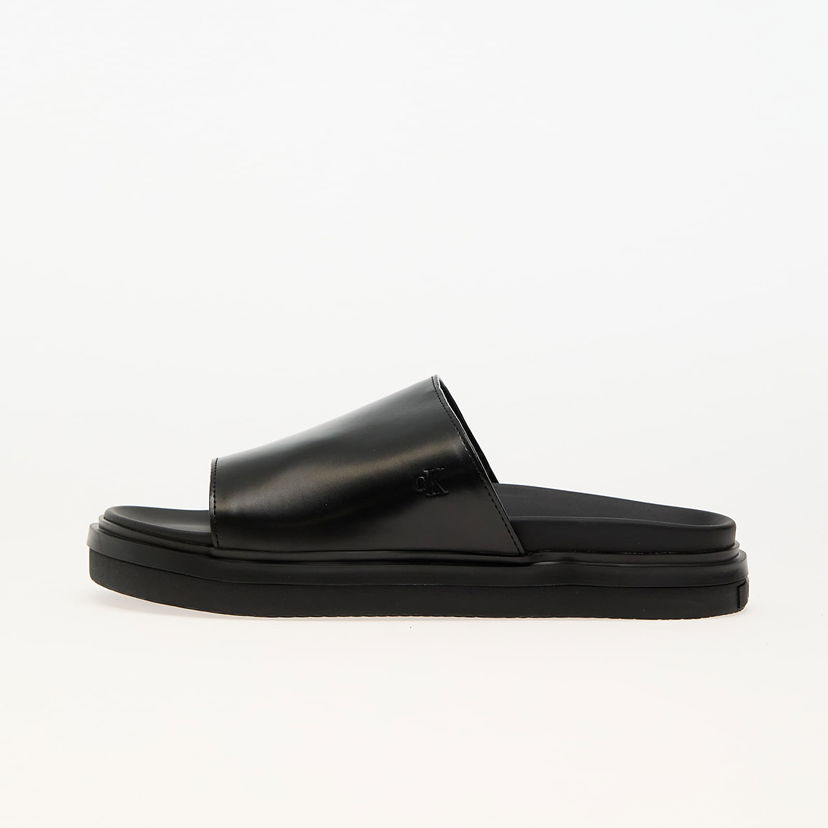 Superge in čevlji CALVIN KLEIN Jeans Flat Molded Sandal Black Črna | YW0YW01710 0GJ
