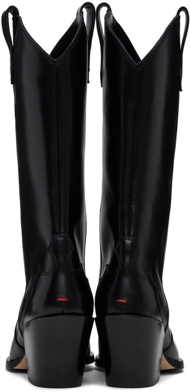 Oblačila Aeyde Aeyde Ariel Western Boots Črna | A11-AB-TBUP75CH-222-800-001, 1