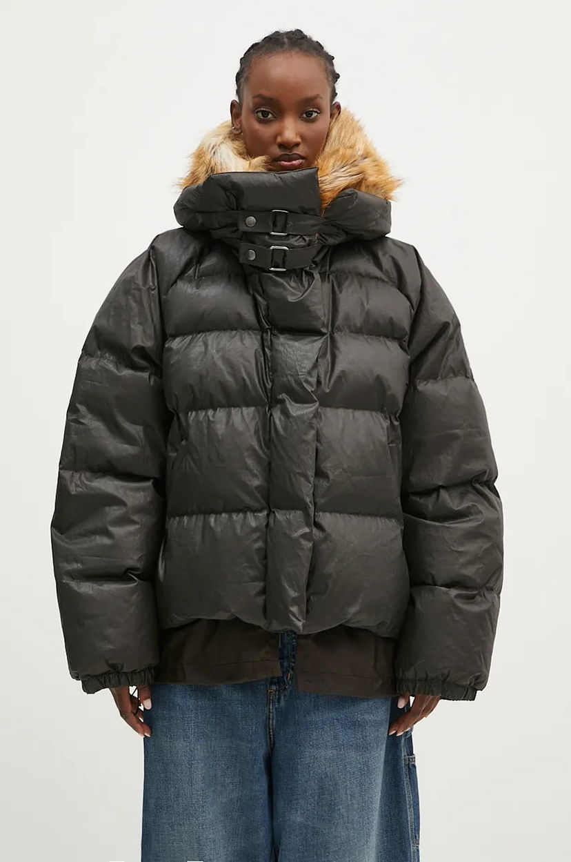 Puhovka Ottolinger Ottolinger Deconstructed Double Zip Oversize Puffer Jacket Črna | 2209060205