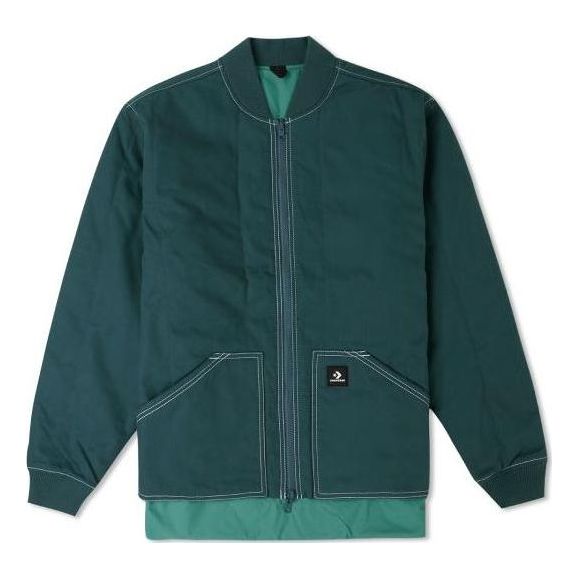 Bomber jakna Converse Reversible Padded Jacket Zelena | 10024618-A02