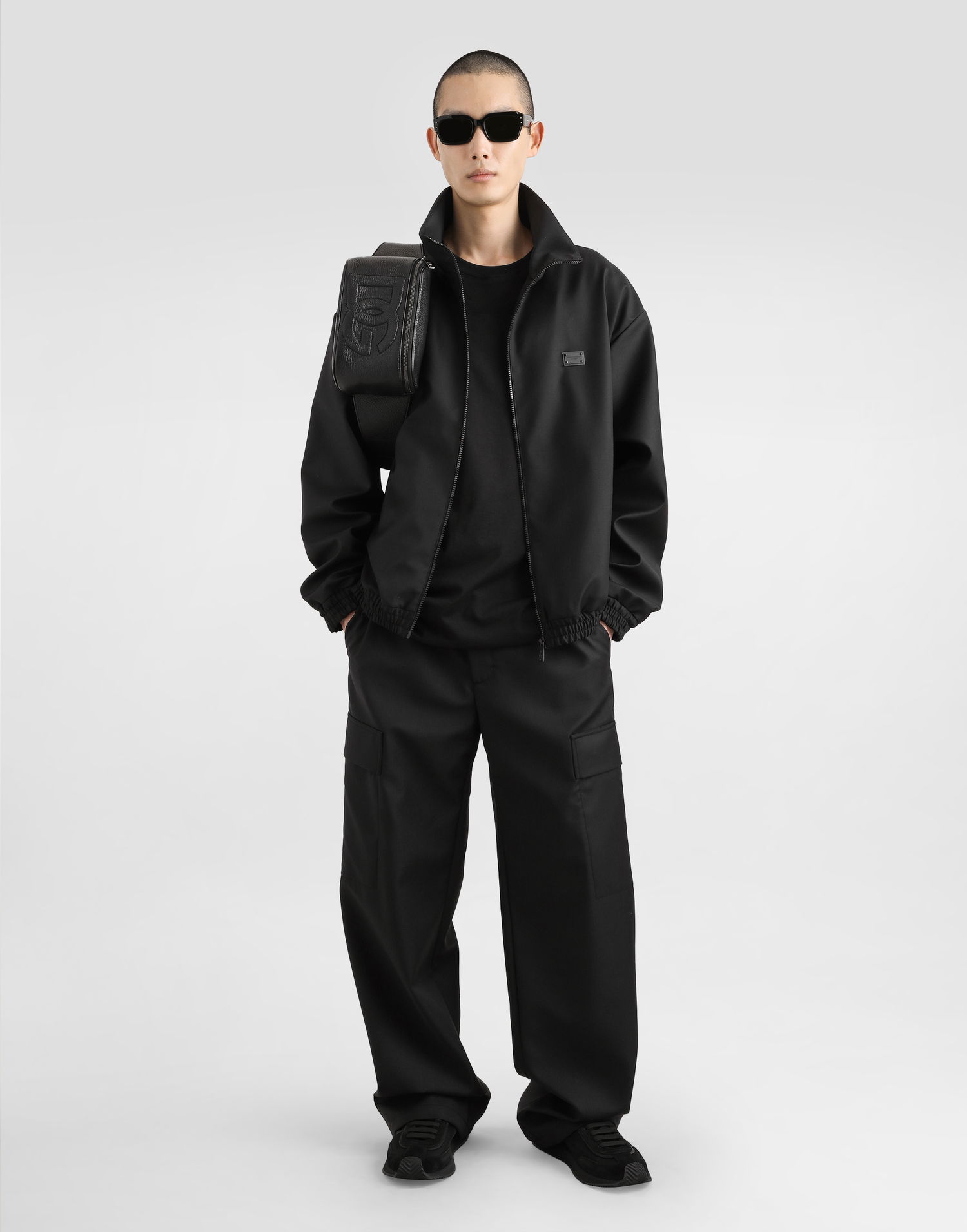 Majica brez rokavov Dolce & Gabbana Oversize Cotton Singlet With Tag Črna | G8QJ5TG7N7AN0000, 1