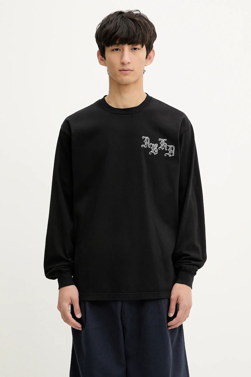 Majica Neighborhood NEIGHBORHOOD NH . TEE LS-5 Long Sleeve Graphic T-Shirt Črna | 251PCNH.LT05