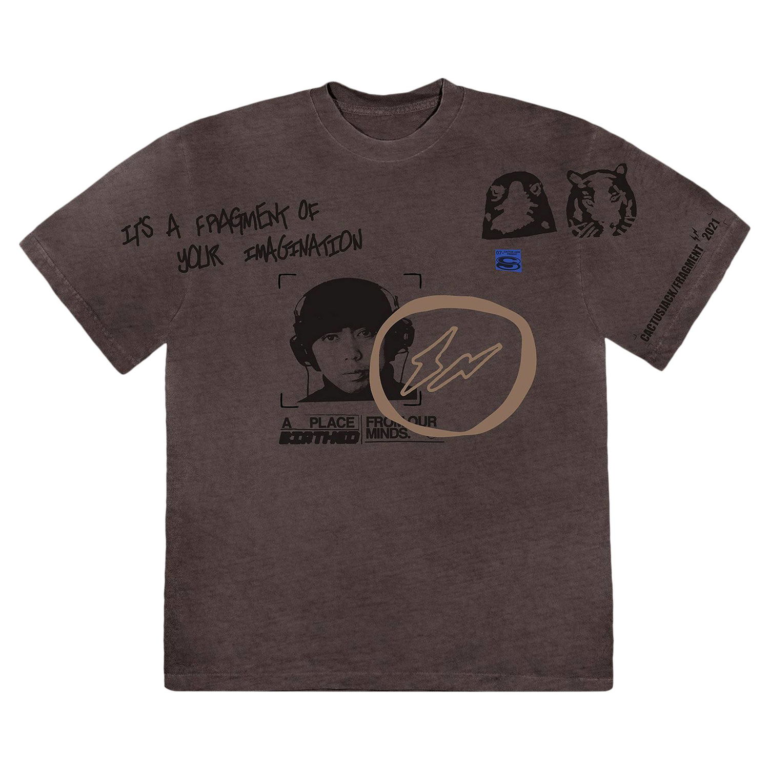 Majica Cactus Jack by Travis Scott Fragment x Hiroshi Tee Siva | CJFR SS03 GREY, 1