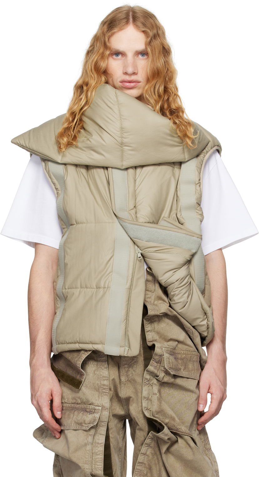 Telovnik Y/PROJECT Puffer Vest Bež | 203JA008