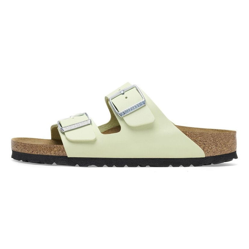 Superge in čevlji Birkenstock Birkenstock Arizona Nubuck Leather Narrow Fit Sandals Zelena | 1026710
