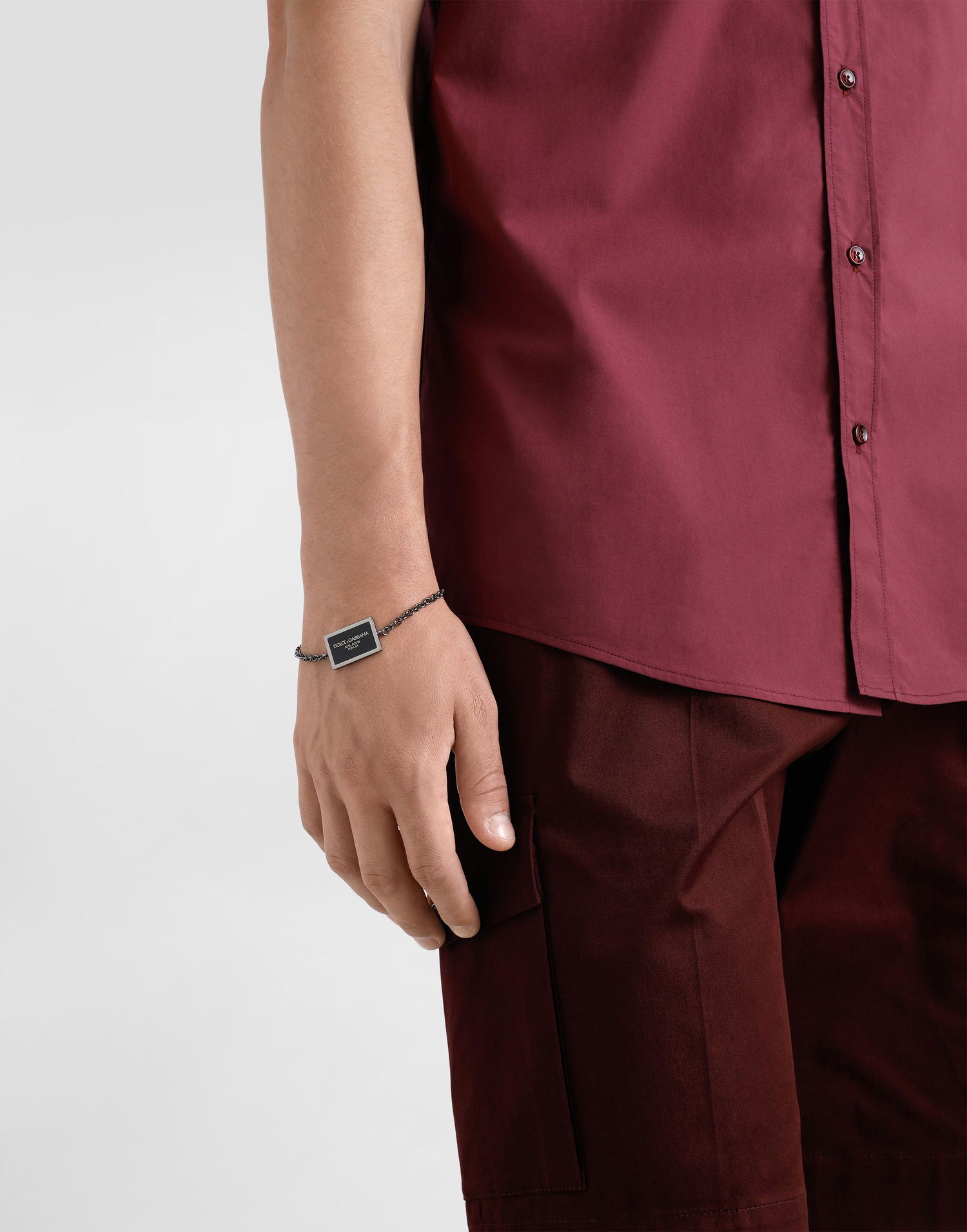 Zapestnica Dolce & Gabbana Dolce & Gabbana Logo Chain Bracelet Kovinski | WBR1D1W1111G7657, 1