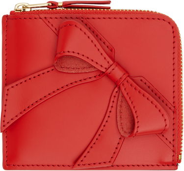 Denarnica Comme des Garçons COMME des GARÇONS Big Bow Zip Wallet Rdeča | SA3100BB, 0