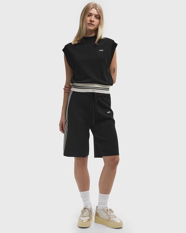 Kratke hlače Autry Shorts with Side Stripes Črna | SHPWC3KK, 2