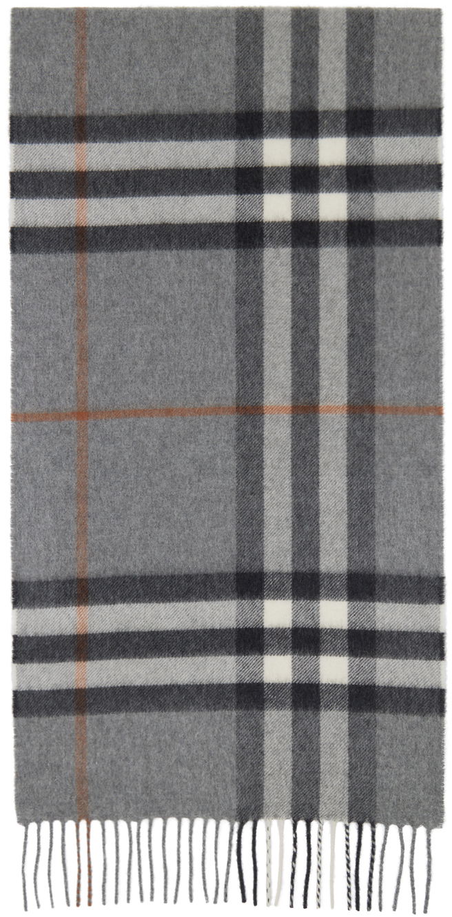 Šala Burberry Check Scarf Gray Siva | 8016395