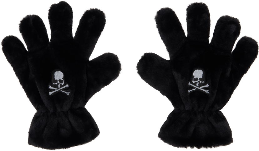 Rokavice Mastermind WORLD Big Hand Gloves Črna | MW24S13-GL002