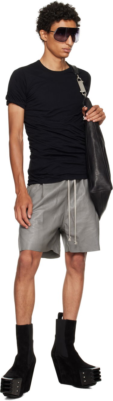 Majica Rick Owens Rick Owens Concordians Double T-Shirt Črna | RU02E1256 UCDB, 3