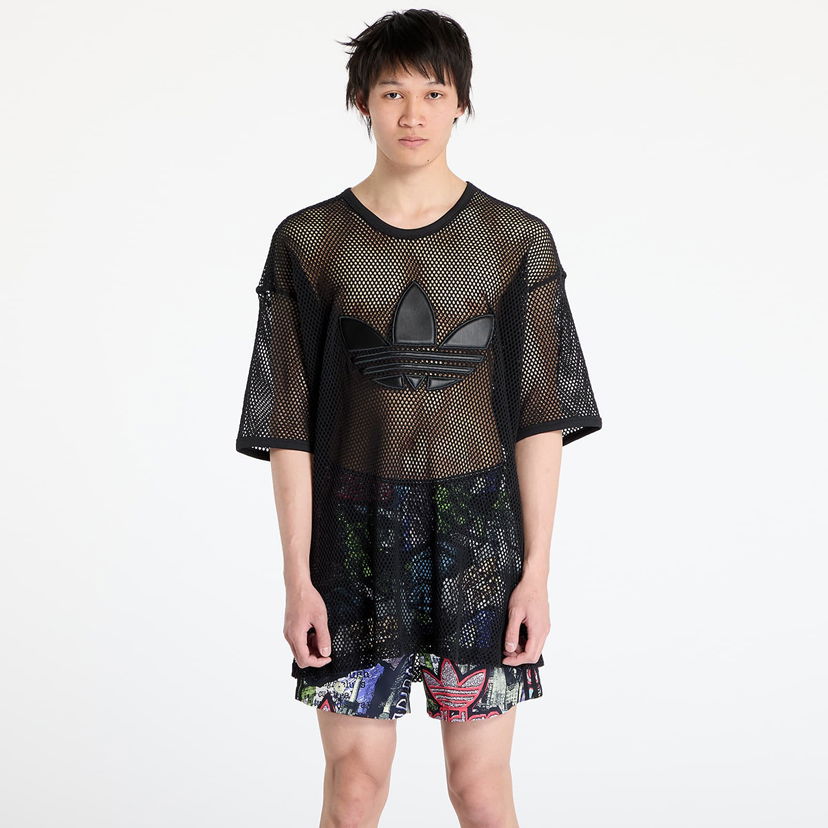 Majica adidas Originals Jeremy Scott Pride Mesh T-Shirt Črna | JY7893
